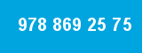 978 869 25 75 978 869 25 75